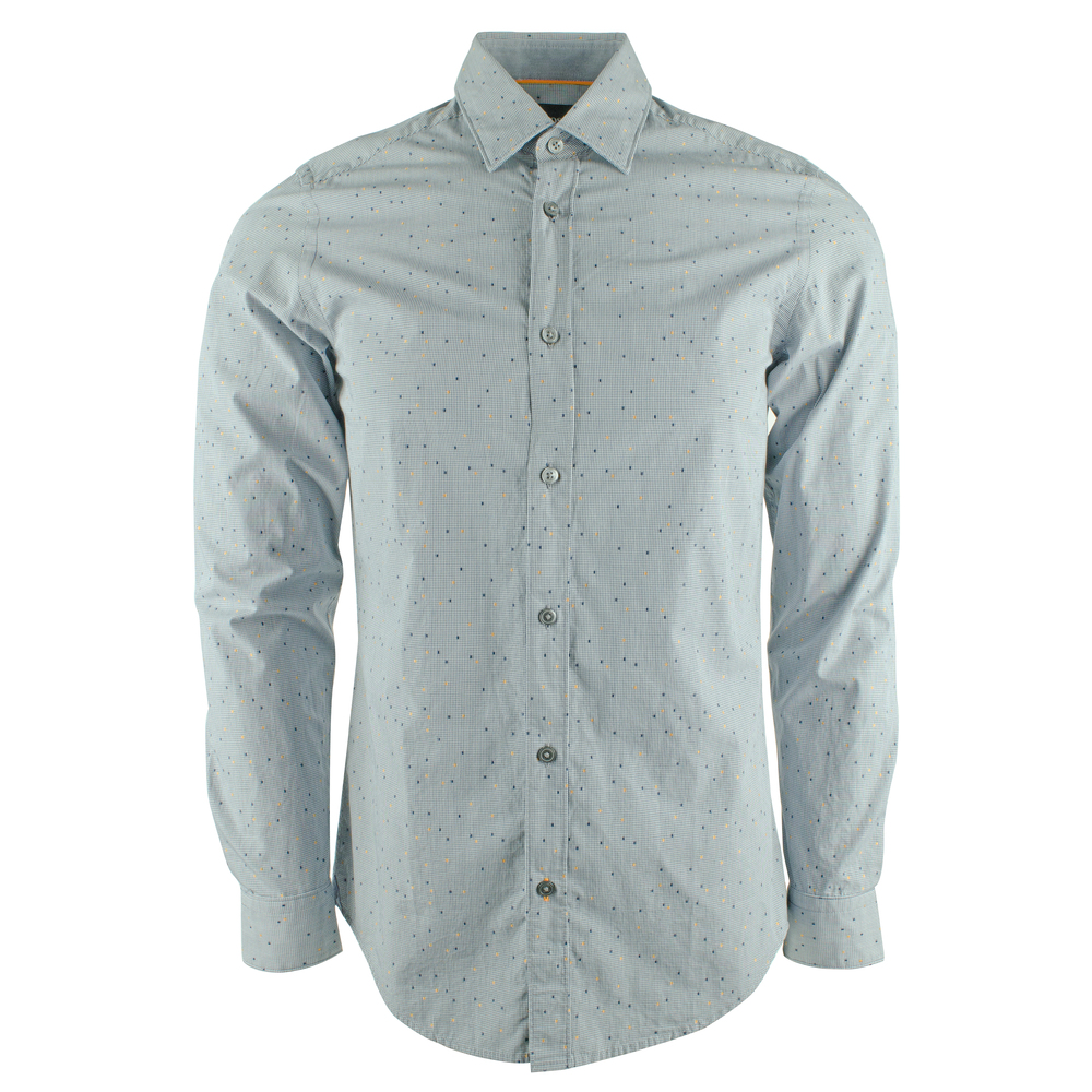 Hugo Boss Men's Lukas Regular Fit Long Sleeve Shirt-OB-S
